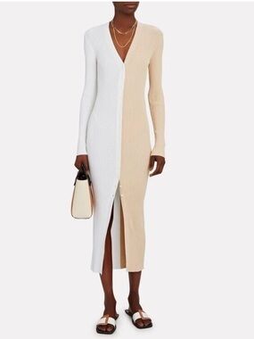 Staud Shoko Colorblock Sweater Dress NWOT